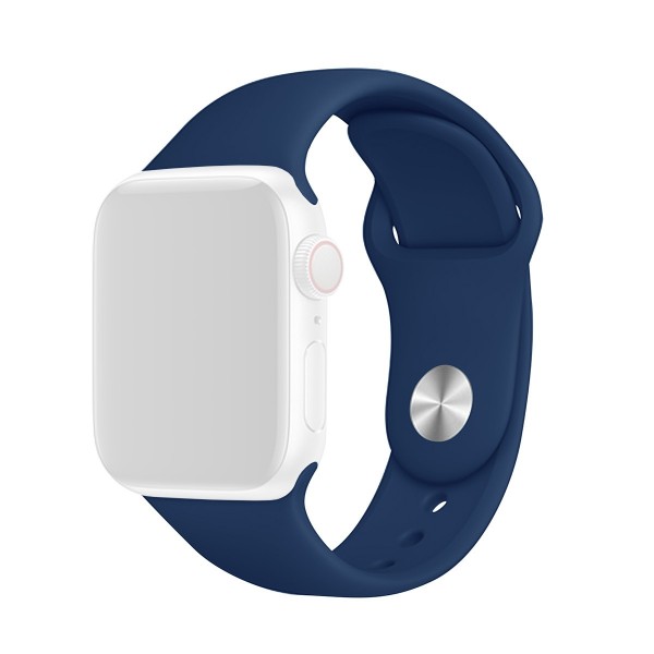 Силиконова каишка за Apple Watch 42/44/45/49 мм, синя