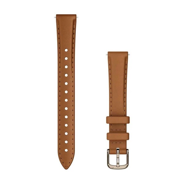Кожена каишка Garmin Lily, 14 мм, кафява, 010-13302-20