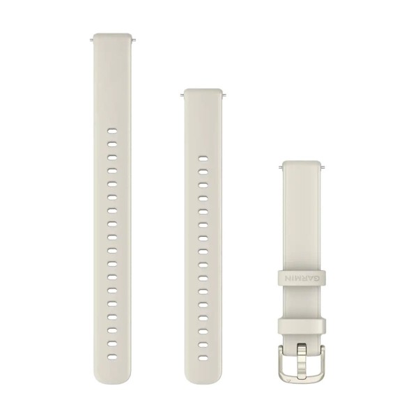 Силиконова каишка Garmin Lily, 14 мм, бяла, 010-13302-30