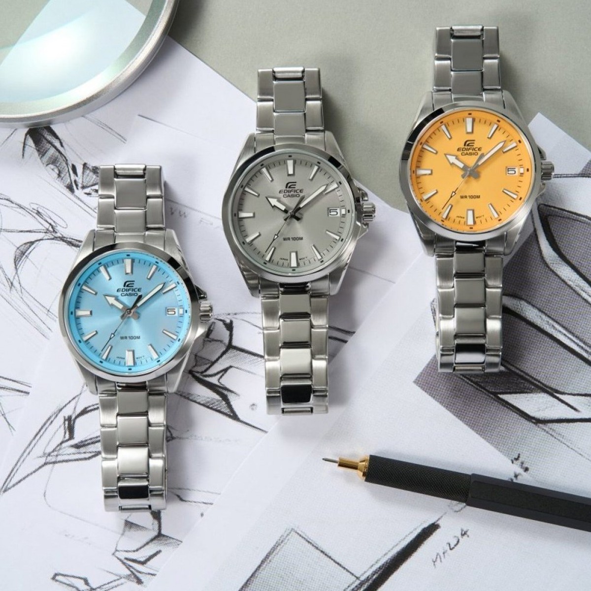 Часовник Casio Edifice EFV-100D-9AVUEF