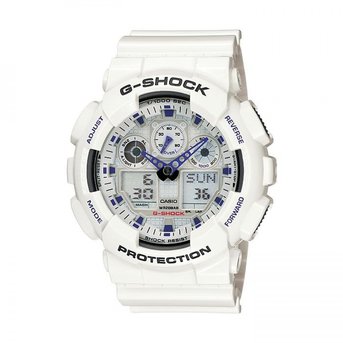 Часовник Casio G-Shock GA-100A-7AER