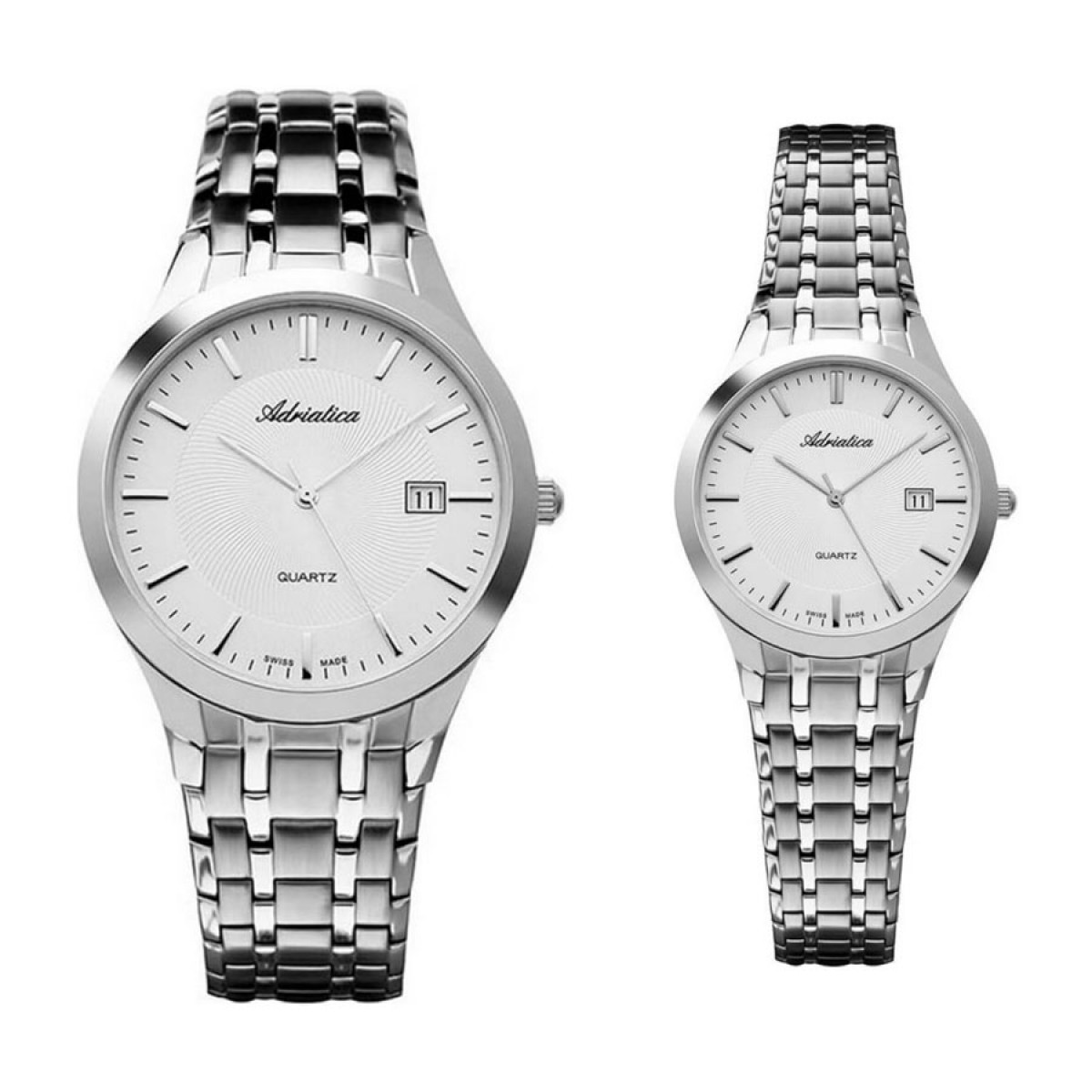 Комплект часовници за двойки Adriatica A1236.5113Q и A3136.5113Q