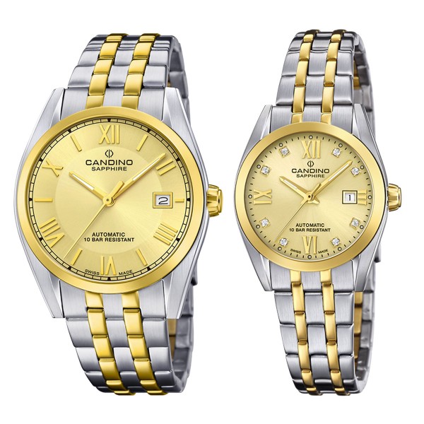 Комплект часовници за двойки Candino C4702/3 & C4704/3