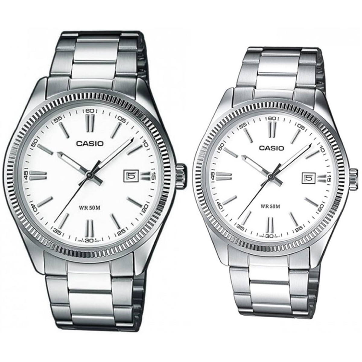 Комплект часовници за двойки Casio MTP-1302PD-7A1VEF & LTP-1302PD-7A1VEF