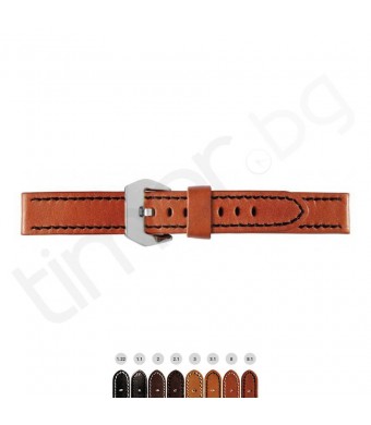 Кожена каишка Diloy 384 - 22 мм