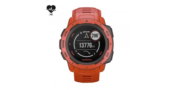 Часовник Garmin Instinct Flame Red 010-02064-02 - Timer.bg Часовник Garmin Instinct Flame Red 010-02064-02 - Timer.bg