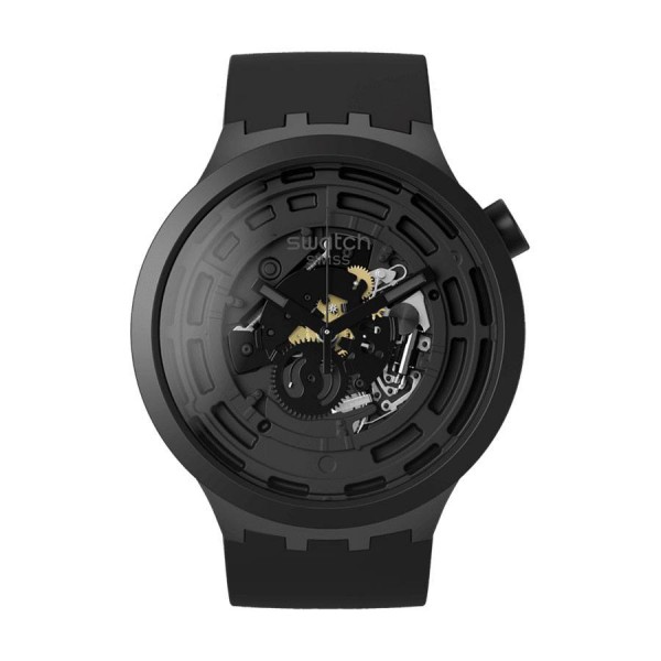 Часовник Swatch C-Black SB03B100