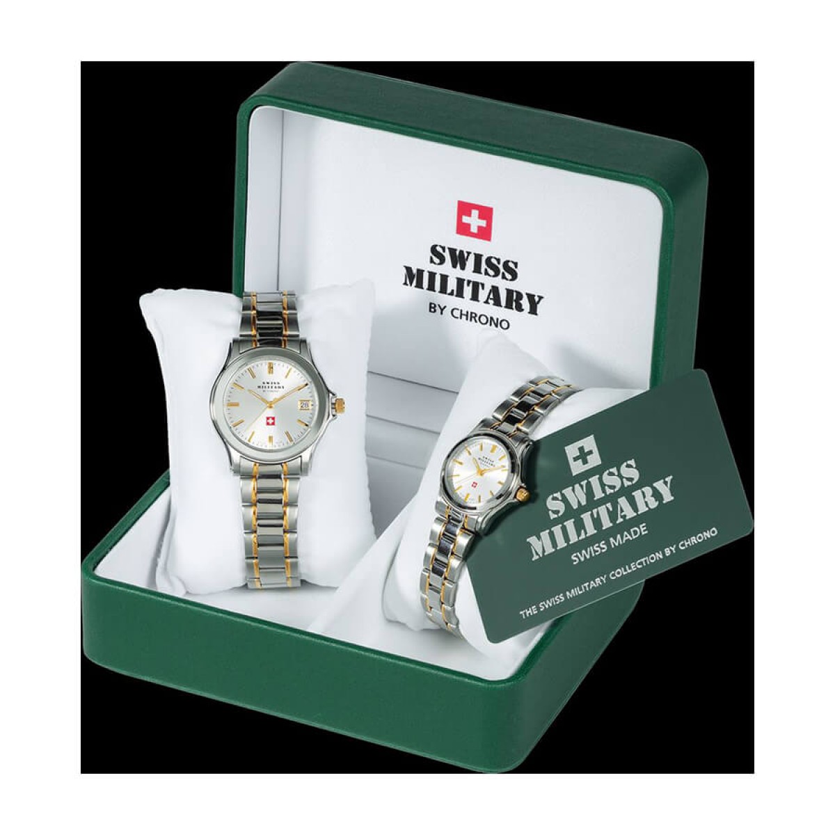 Комплект часовници за двойки Swiss Military by Chrono SM34002/03.04