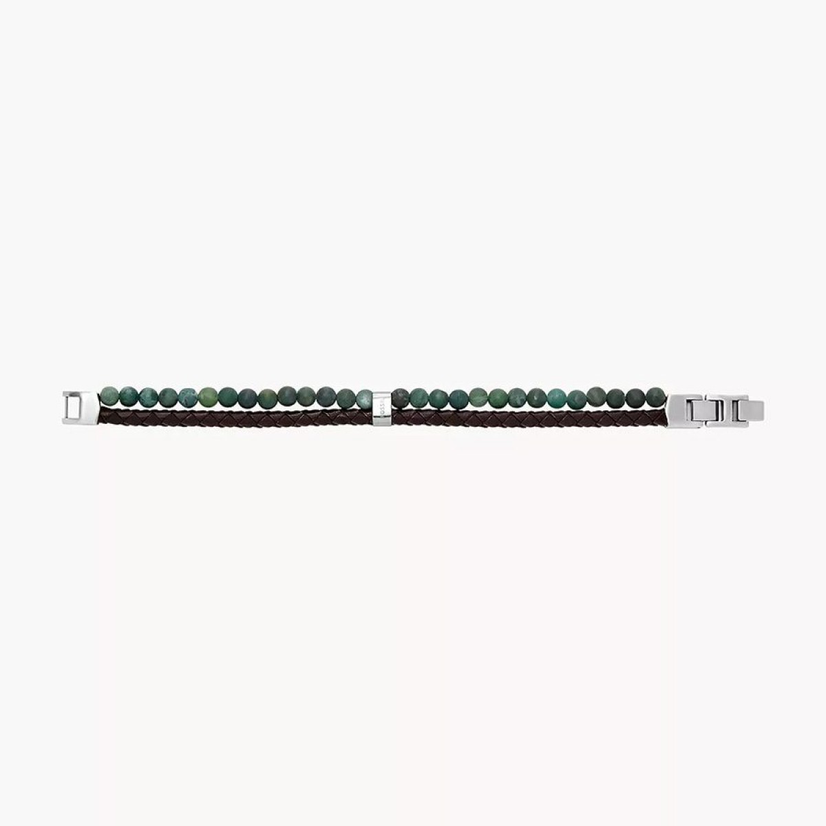 Мъжка гривна с ахат Fossil JF04854040