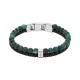 Мъжка гривна с ахат Fossil JF04854040