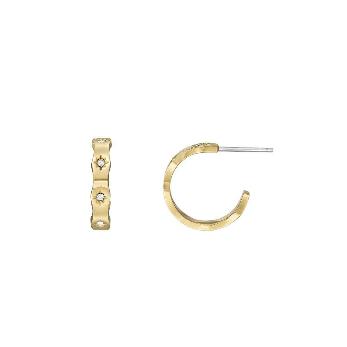 Дамски обеци с цирконий Fossil JF04380710