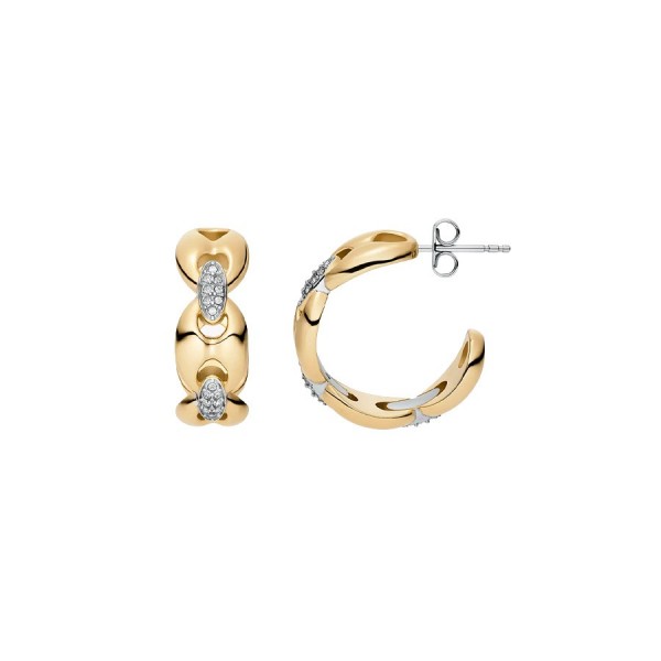 Дамски обеци с кристали Fossil JF04930998