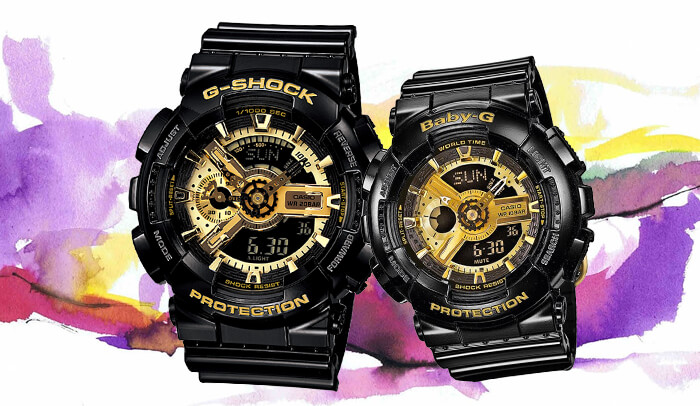 Часовници за двойки Casio G-Shock и Baby-G