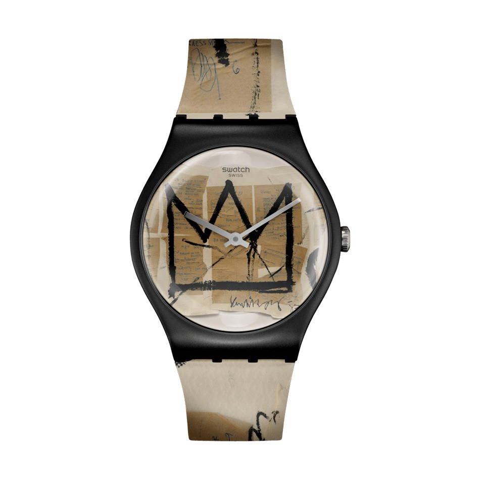 Часовник Swatch Untitled By Jean-Michel Basquiat SUOZ355